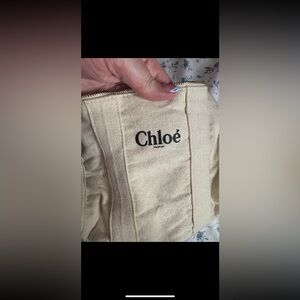 Chloe soft pouch makeup bag